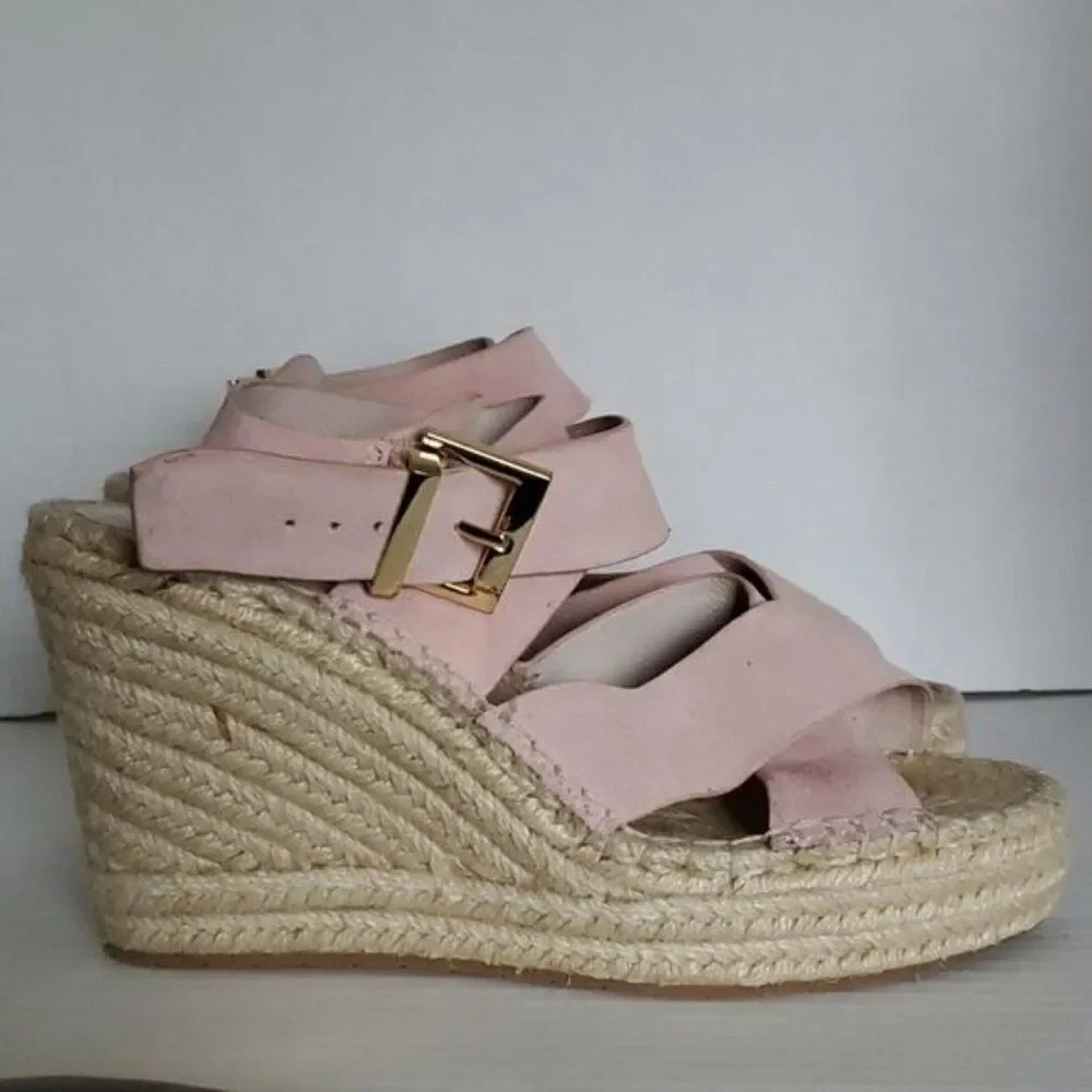 Kenneth Cole Espadrille Platform Wedges Sandals Heels New York Women's WOMAN 7.5
